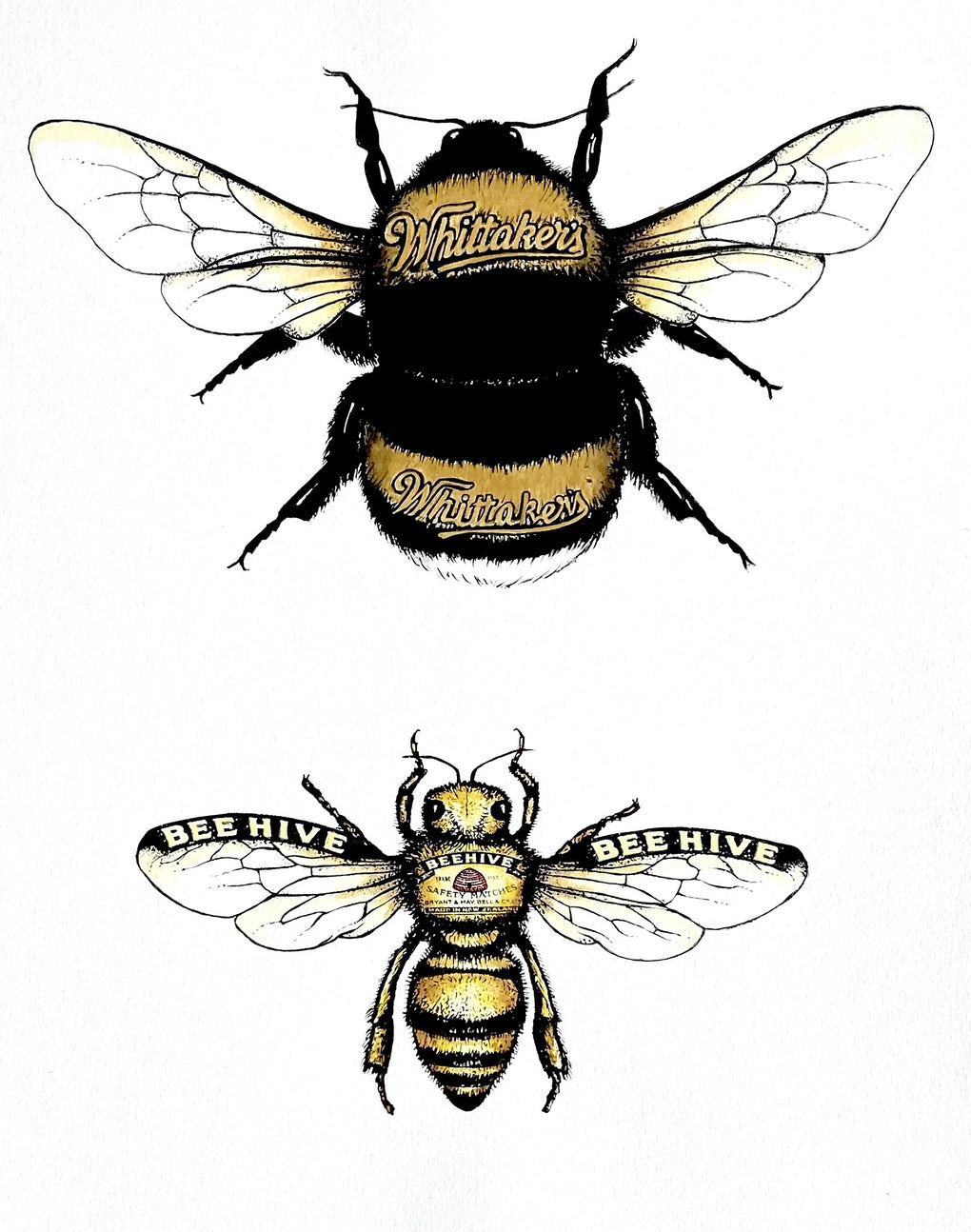 Bumblebee and Honey Bee